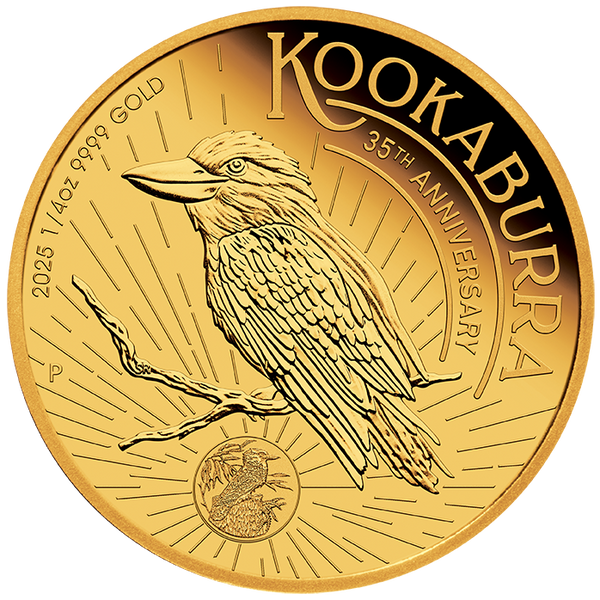 2025 Australian Kookaburra 1/4oz Gold Proof Coin