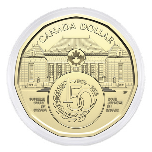 2025 Surpreme Court of Canada 150th Anniversary $1 Special Wrap Roll Box Set