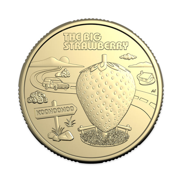 2025 Aussie Big Things 2 - $1 Uncirculated Coin on Card – The Big Strawberry