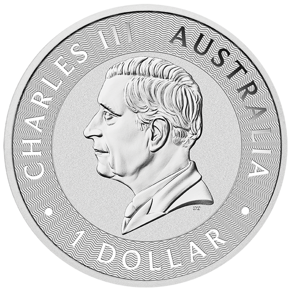 2026 Kangaroo Series 'Red Kangaroo' 1oz Silver Coloured Coin on Card