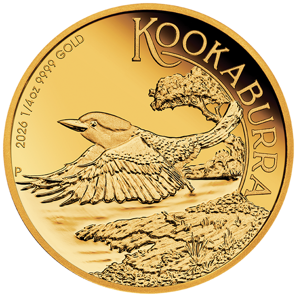 2026 Australian Kookaburra 1/4oz Gold Proof Coin