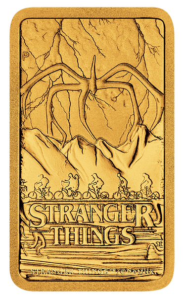 2026 Stranger Things 1g Gold Minted Bar