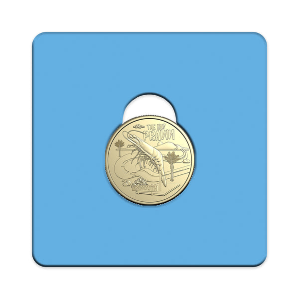 2025 Aussie Big Things 2 - $1 Uncirculated Coin on Card – The Big Prawn