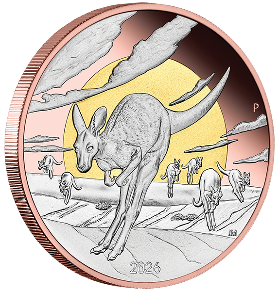 2026 Wonders of Australia 5oz Silver Proof Double Gilded Coin