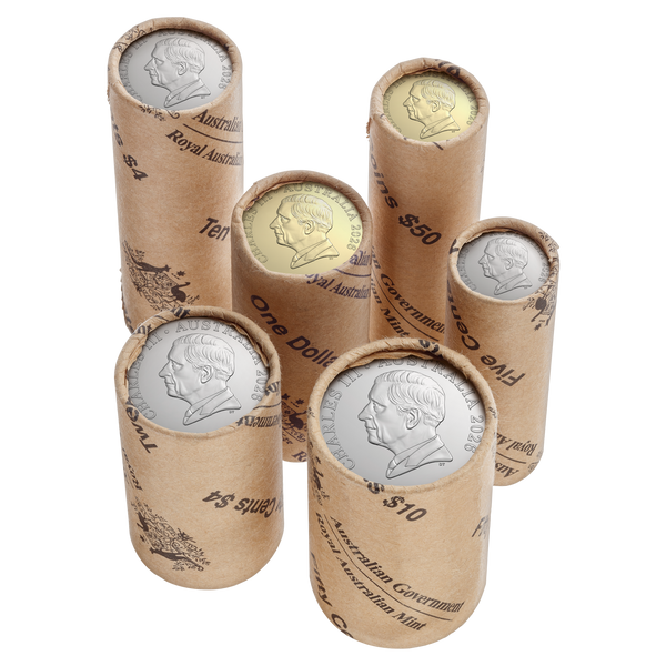 2026 King Charles Rolled III Coin Set in RAM Box - (Premium)