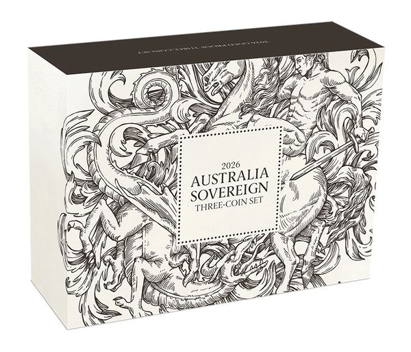 2026 Australia Sovereign - Gold Proof 3-Coin Set