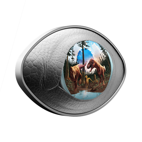 2025 Royal Canadian Mint 'Dinosaur Eye' 1oz Fine Silver Coloured Coin
