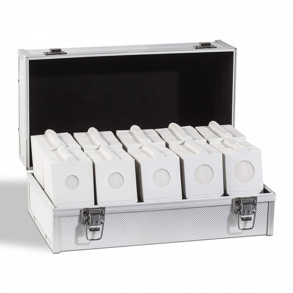 Assorted Coin Holders Bulk Pack of 1,000, Self-Adhesive, Each 100 x Ø 17.5-39.5mm, Includes Case
