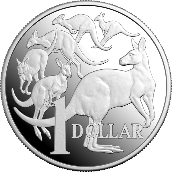 2026 Kangaroo Series - Mob Of Six Roos 1oz Silver Coin