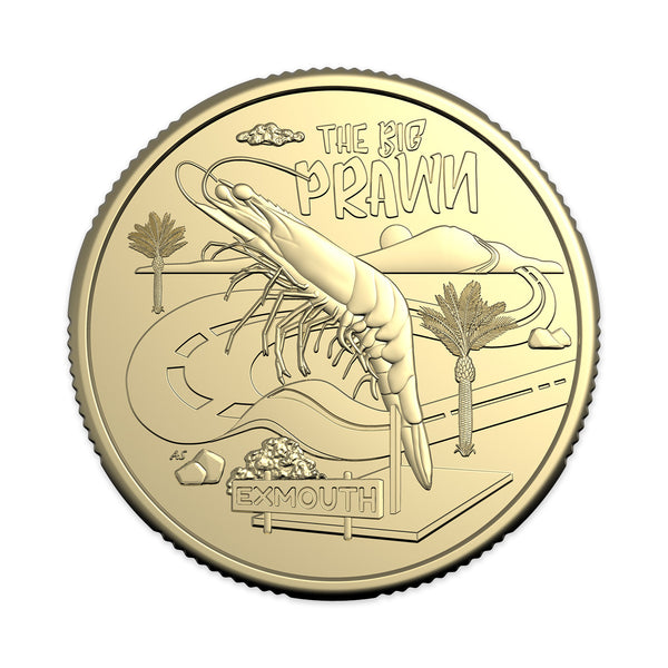 2025 Aussie Big Things 2 - $1 Uncirculated Coin on Card – The Big Prawn