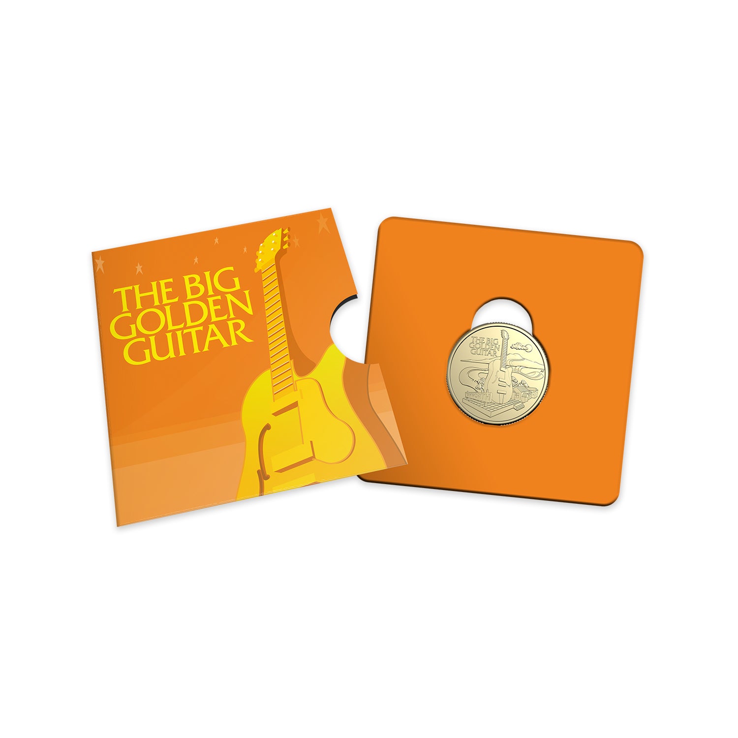 2025 Aussie Big Things 2 - $1 Uncirculated Coin on Card – The Big Golden Guitar