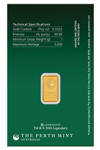 2026 Dune 'House Atreides' 1g Gold Minted Bar