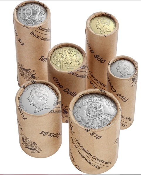 2026 King Charles Rolled Coin Set - (Non-Premium)