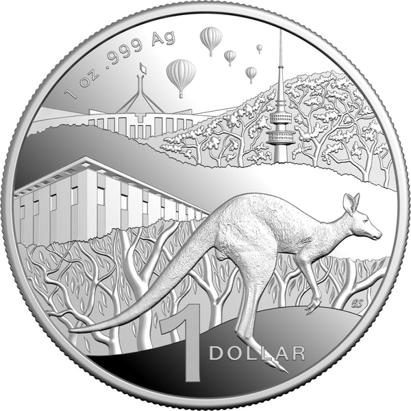 2025 Kangaroo Series 1 oz Fine Silver Proof Coin