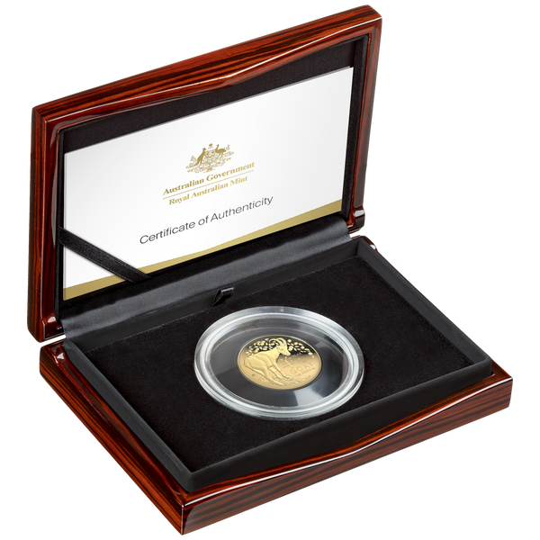 2027 Year of the Goat $5 Domed Fine Gold Proof Coin
