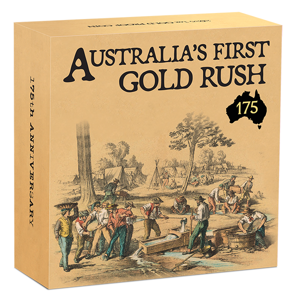 2026 Australia's First Gold Rush 175th Anniversary 1/4oz Gold Proof Coin