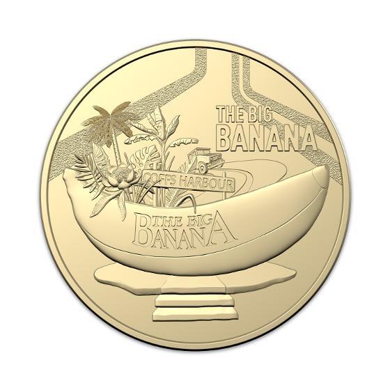 2023 Aussie Big Things 'Big Banana' $1 Cotton & Co Roll -Includes Protective Tube