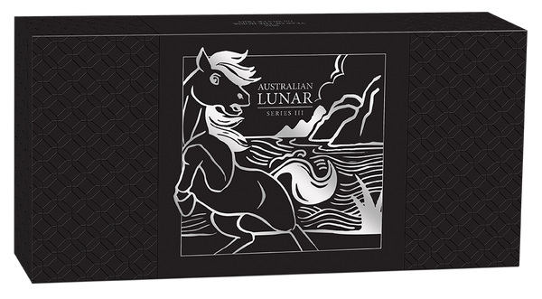 2026 Australian Lunar Series III Year of the Horse 1oz Silver Trio