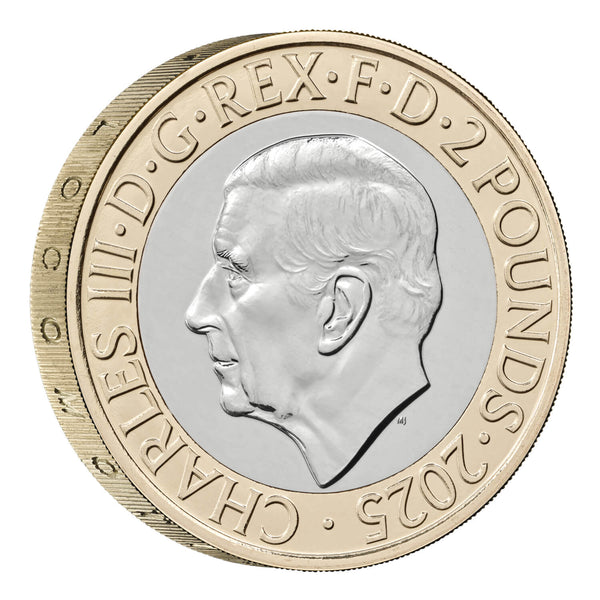 2025 The Modern Railway UK 200 Years £2 Brilliant Uncirculated Coin on Card
