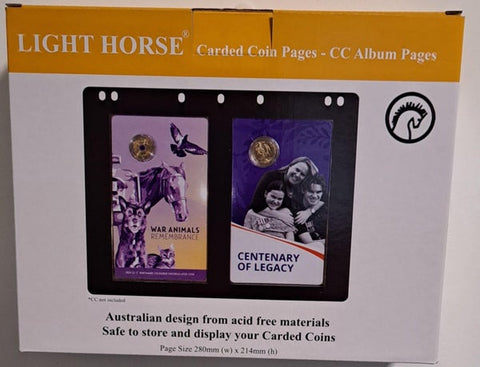 LIGHT HORSE Album Page - Large Card Pages