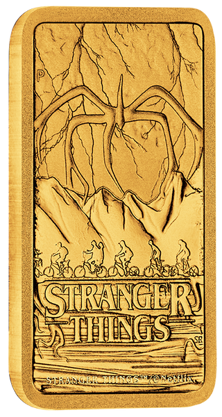 2026 Stranger Things 1g Gold Minted Bar