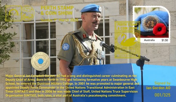 Peacekeeper $2 PNC Perth Stamp & Coin Show