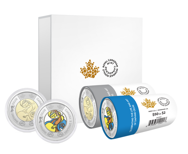 2025 Celebrating the Life and Art of Daphne Odjig $2 Special Wrap Roll Box Set
