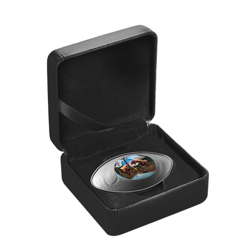 2025 Royal Canadian Mint 'Dinosaur Eye' 1oz Fine Silver Coloured Coin