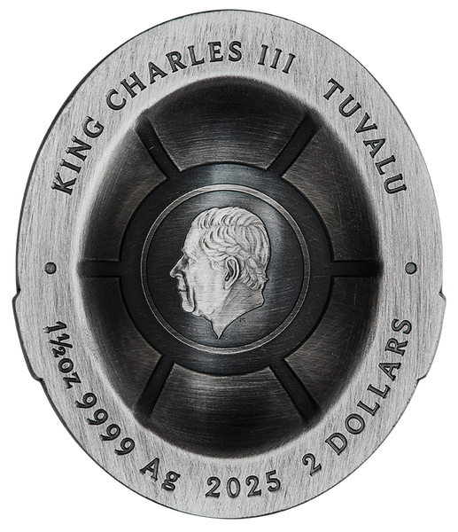 2025 Teenage Mutant Ninja Turtles 1.5oz Antiqued Silver Coloured Coin