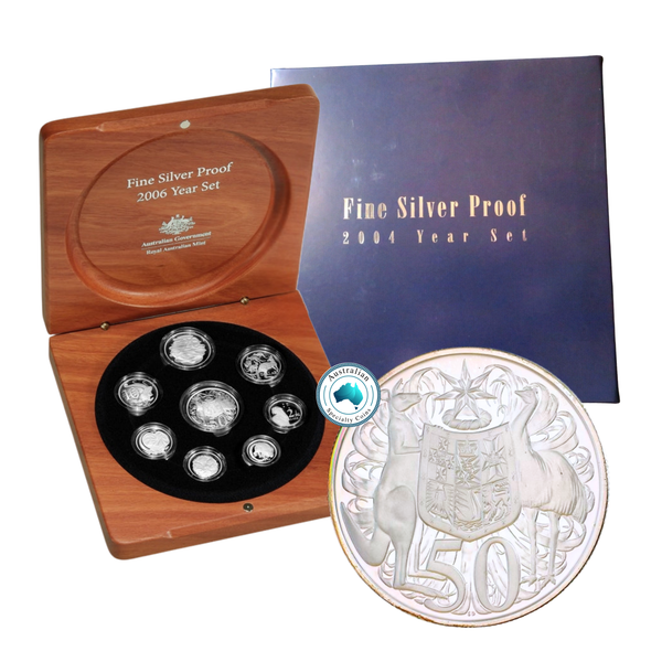 2006 Masterpieces in Silver 8-Coin Fine Silver Proof Coin Set