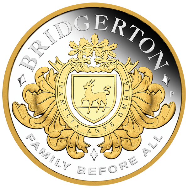 2026 House of Bridgerton 2oz Silver Proof Gilded Coin