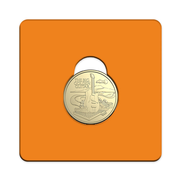 2025 Aussie Big Things 2 - $1 Uncirculated Coin on Card – The Big Golden Guitar