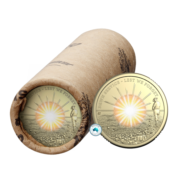 2026 Dawn Service $2 Royal Australian Mint Roll with Protective Tube