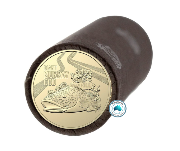2023 Aussie Big Things 'Giant Murray Cod' $1 Cotton & Co Roll -Includes Protective Tube