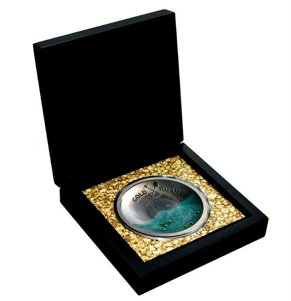 2021 Gold Rush 170th Anniversary Pan-Shaped Silver Coin