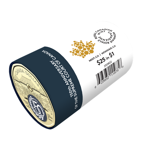 2025 Surpreme Court of Canada 150th Anniversary $1 Special Wrap Roll