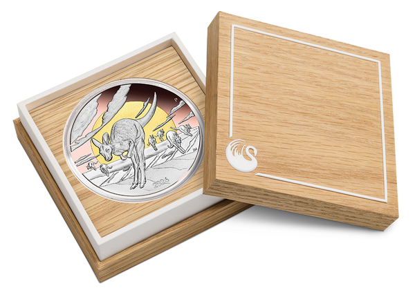 2026 Wonders of Australia 5oz Silver Proof Double Gilded Coin