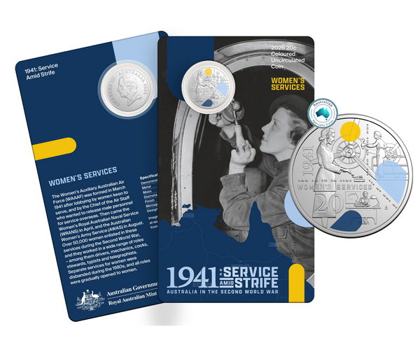 2026 Service Amid Strife 3-Coin Coloured Uncirculated Carded Set