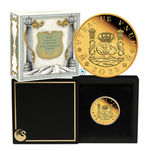 2025 Australian Proclamation Coins
225th Anniversary – Pillar Dollar 1/4oz Gold Proof Coin