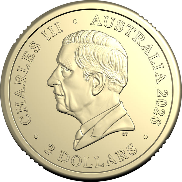 2026 Dawn Service $2 'C' Mintmark Coin on Card