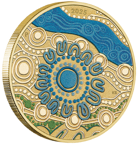2025 Ngana Nyitting – The Art of Kevin Bynder 'Blue River' $1 PNC