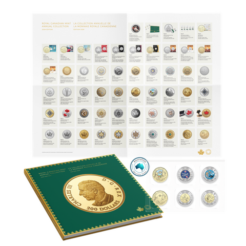 The 2024 Royal Canadian Mint Annual Collection Book with Special Edition Coin Set