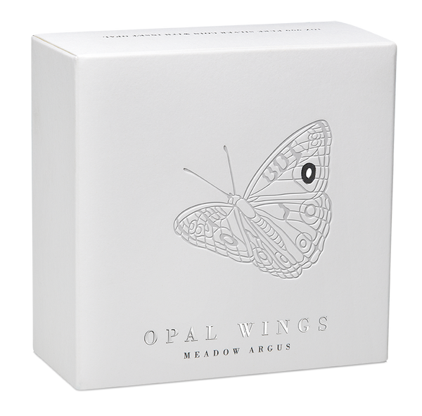 2026 Australian Opal Wings - Meadow Argus 1oz Silver Proof Coin with Opal Insert