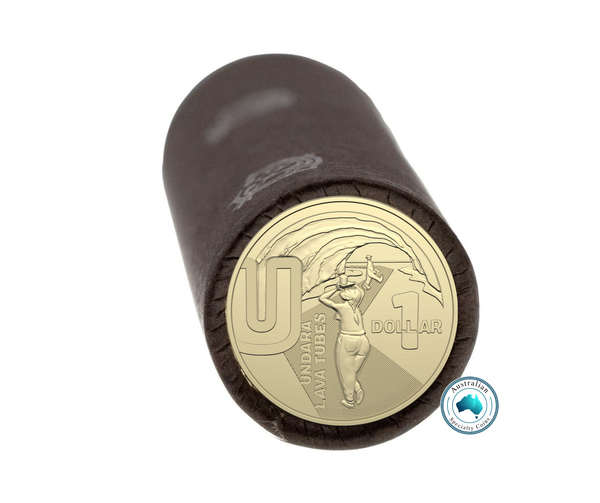 2022 Great Aussie Coin Hunt 'T - Tasmanian Devil' $1 Cotton & Co Roll