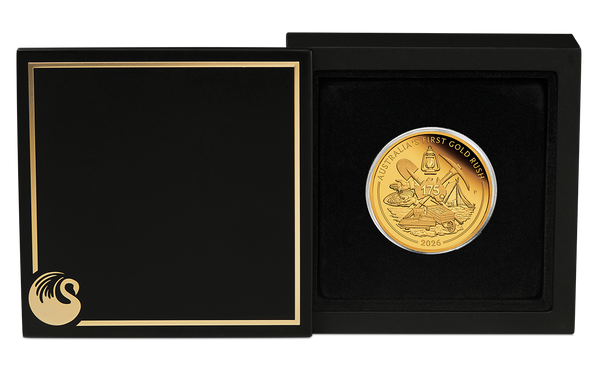 2026 Australia's First Gold Rush 175th Anniversary 1oz Gold Proof Coin
