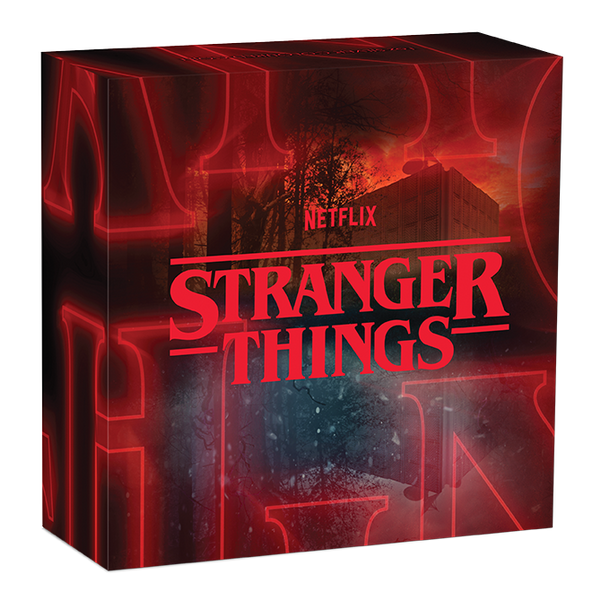 2026 Stranger Things 'Upside Down' 1oz Silver Coloured Coin