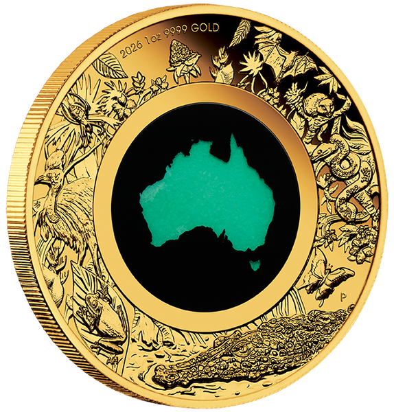 2026 Great Southern Land
1oz Gold Proof Coin with Chrysoprase Insert