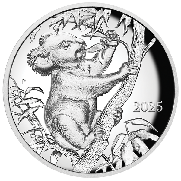 2025 Beth Zaiken Collection The Koala 2oz Silver Proof Ultra High Relief Coin