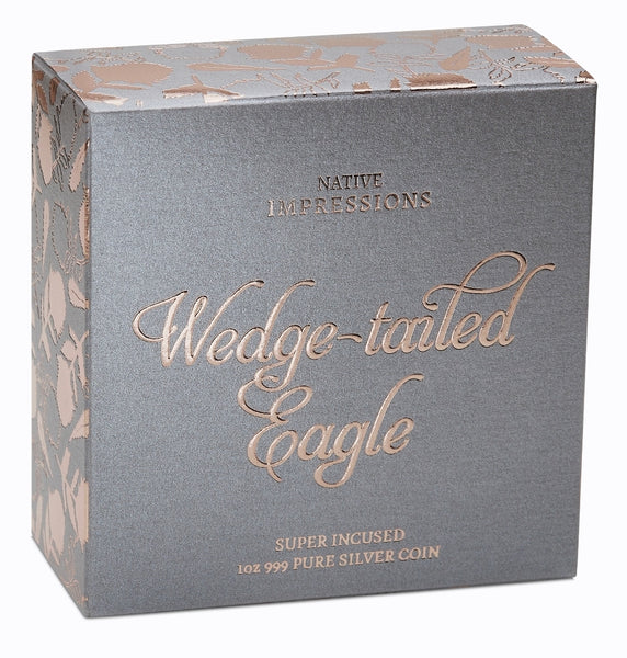 2026 Native Impressions Wedge-Tailed Eagle 1oz Super Incused Rose Gold Silver Coin