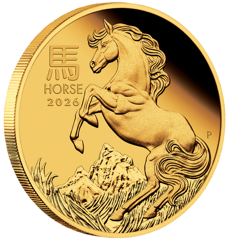 2026 Year of the Horse 1/10oz Gold Proof Coin